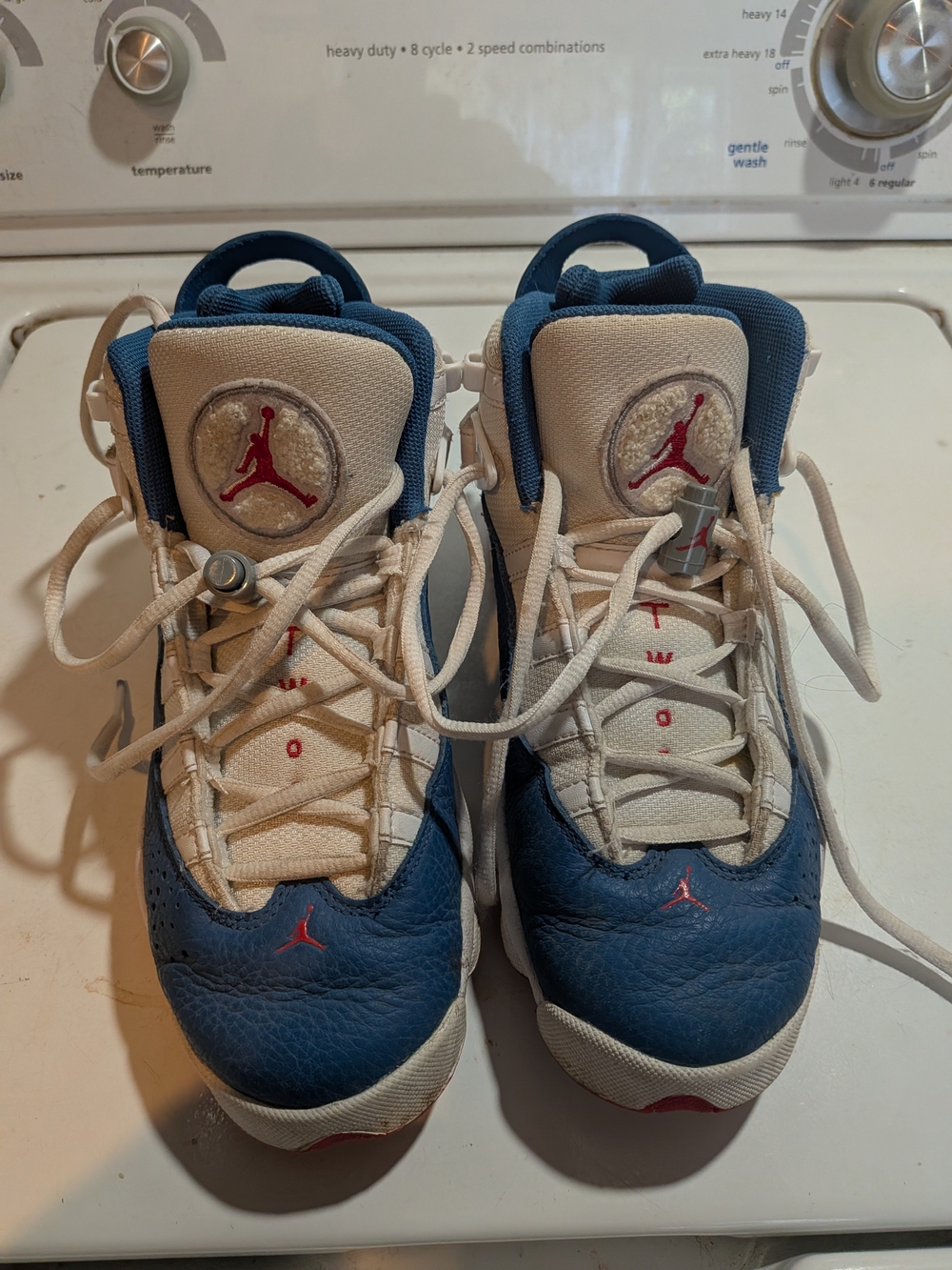 Jordan Kids 6 in White And Blue